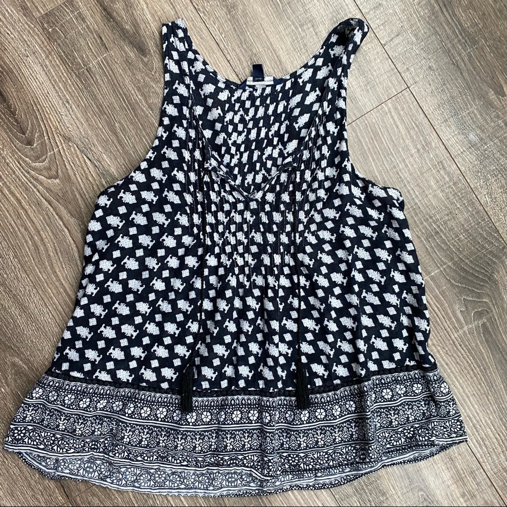 American eagle boho peasant tank top small
